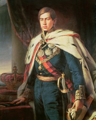 King Peter V (1837-61) of Portugal (detail) by Jose Rodrigues